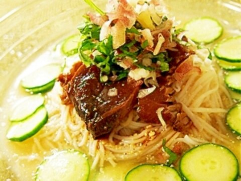 朝はサッパリ！元気が出る冷や汁風素麺